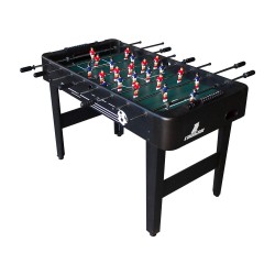 Cougar Offside voetbaltafel in zwart Tafelvoetbal tafel incl. 2 ballen en scoreteller